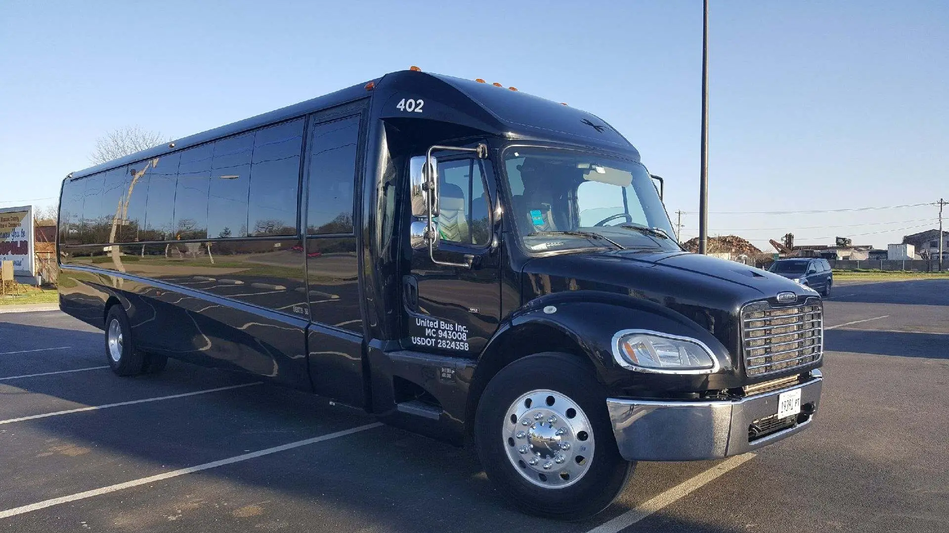 38 Passenger Mini Coach Bus exterior