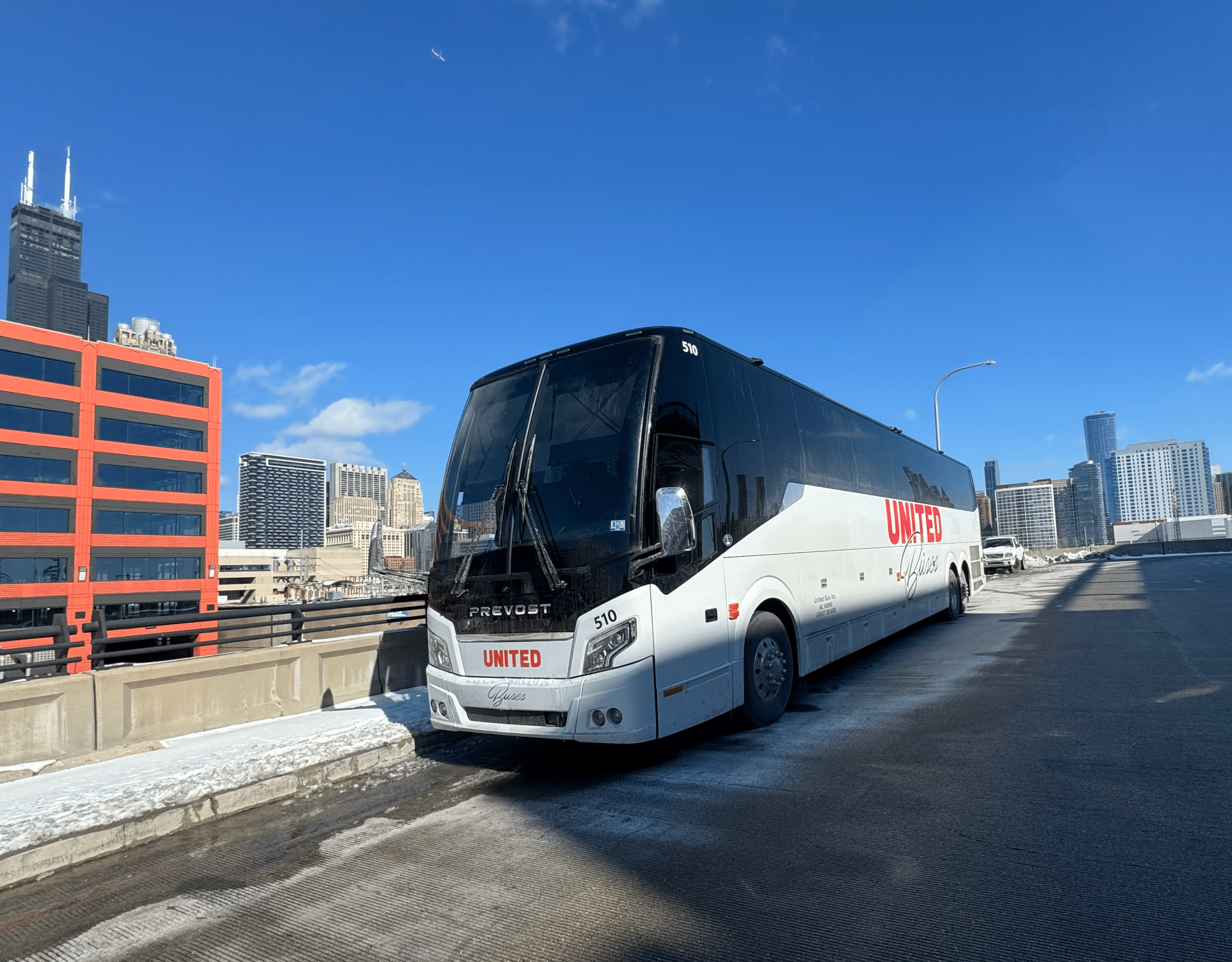 charter bus in chicago