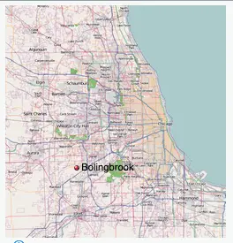 Map of Bolingbrook